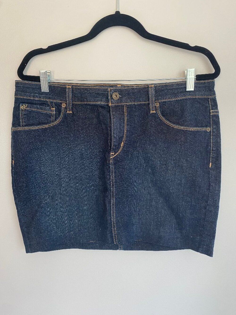 Denizen from Levi's Dark Wash Denim Mini Skirt